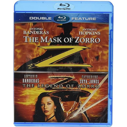 Blu-Ray Boxset - The Mask Of Zorro & The Legend Of Zorro (PG) Preowned