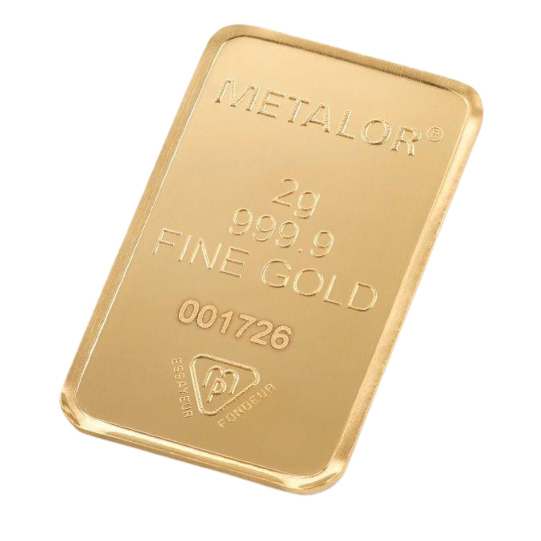 Metalor 2g Gold Bar