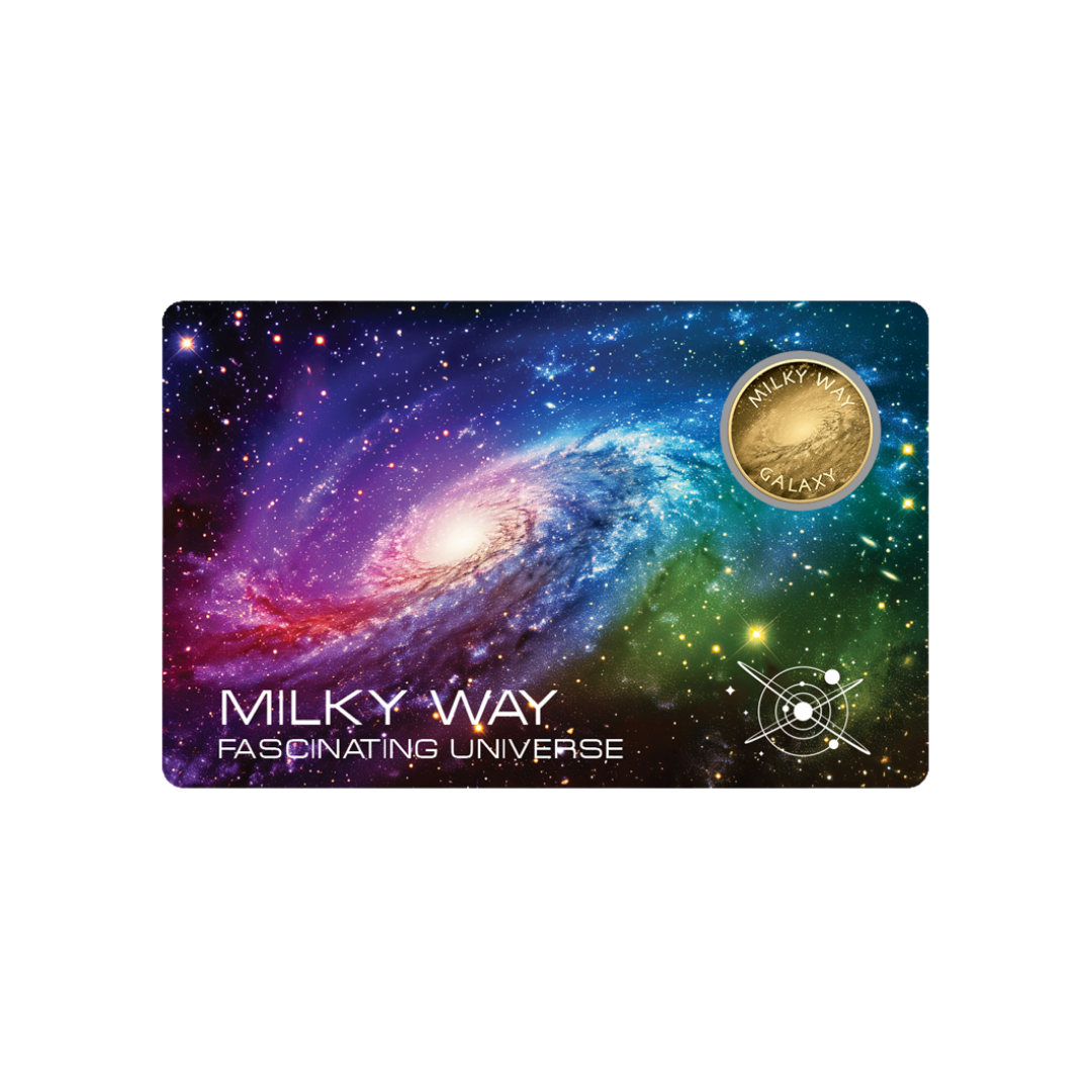 Universe Milky Way Coin Card 999/1000 1/1000oz - Gold Gift