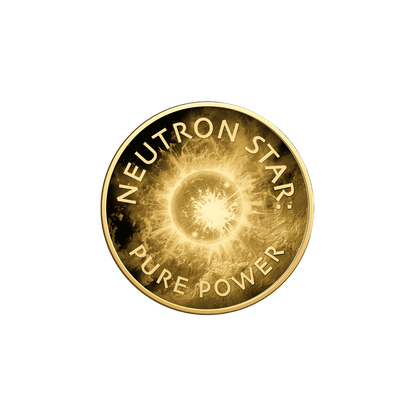 Universe Neutron Star Coin Card 999/1000 1/1000oz - Gold Gift