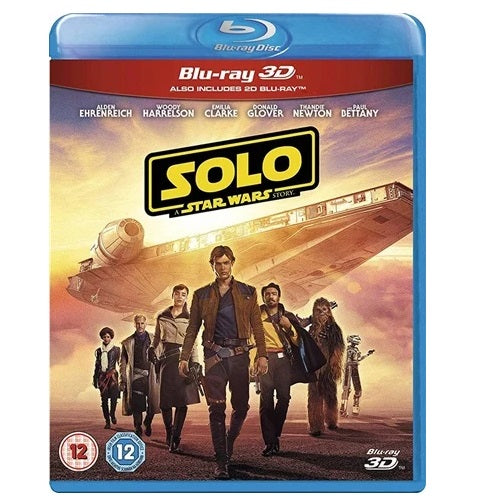 Blu-Ray - Solo A Star Wars Story 3D & Blu-Ray (12) Preowned