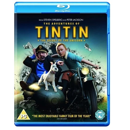 Blu-Ray - The Adventures Of TinTin: The Secret Of The Unicorn (PG) Preowned