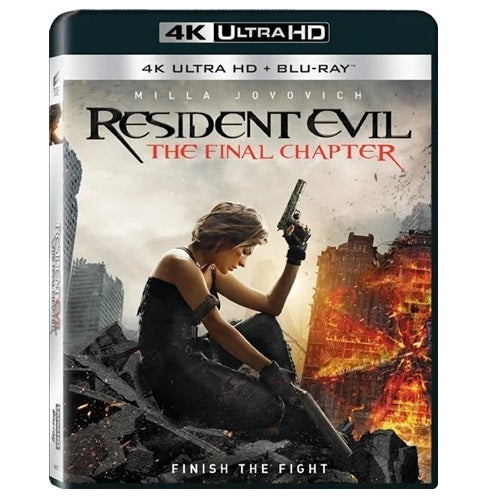 4K Blu-Ray - Resident Evil The Final Chapter (15) Preowned