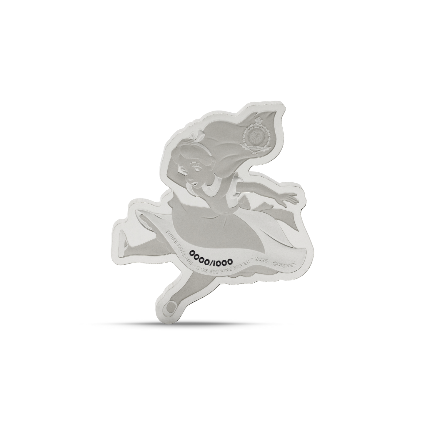 Disney - Alice in Wonderland - Alice 2oz Silver Coin