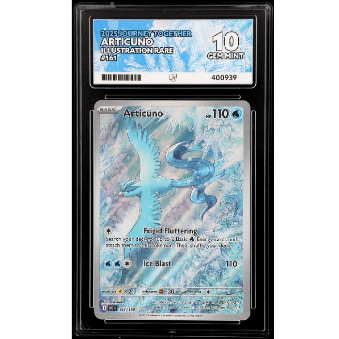 2025 Pokemon Journey Together Articuno Illustration Rare 161/159 ACE Gem Mint 10 Preowned