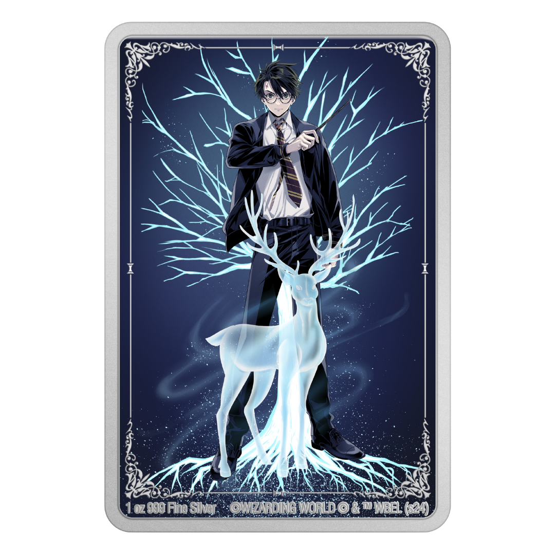 Warner - Patronus: Harry Potter 1oz Silver Coin