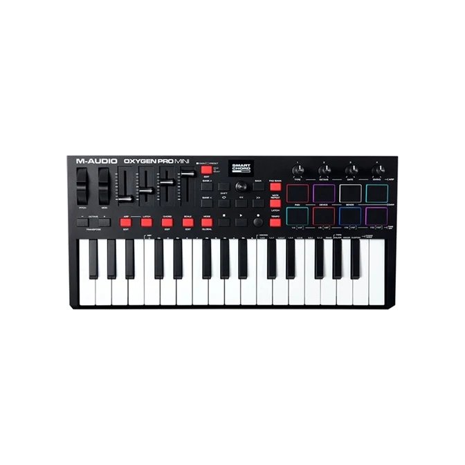 M-Audio Oxygen Pro Mini 32 Key USB MIDI Keyboard Controller Grade B Preowned
