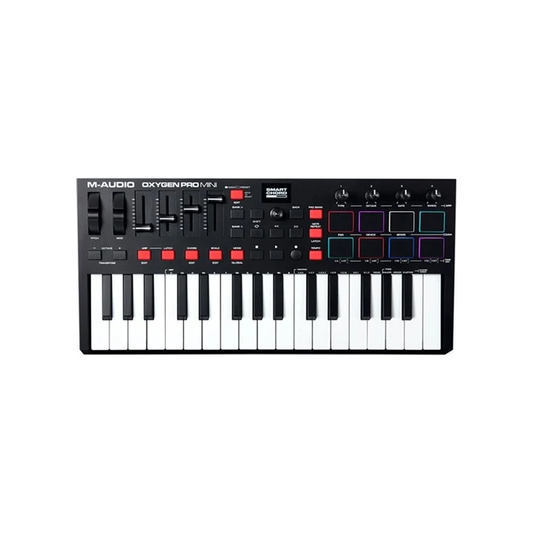 M-Audio Oxygen Pro Mini 32 Key USB MIDI Keyboard Controller Grade B Preowned