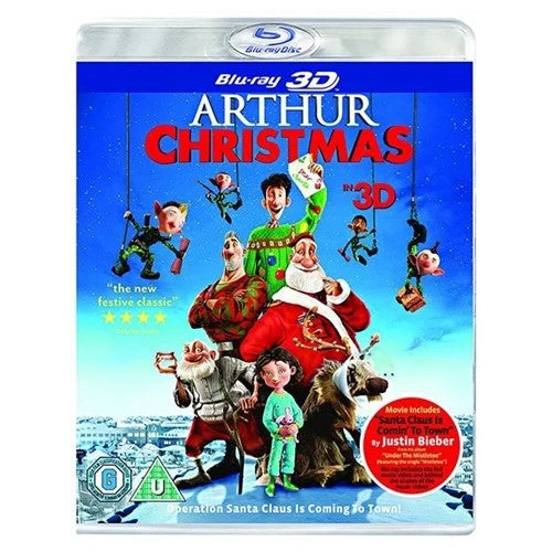 Blu-Ray - Arthur Christmas In 3D (U) Preowned