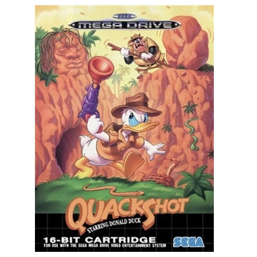 Sega Mega Drive - Quackshot With Manual Boxed Preowned