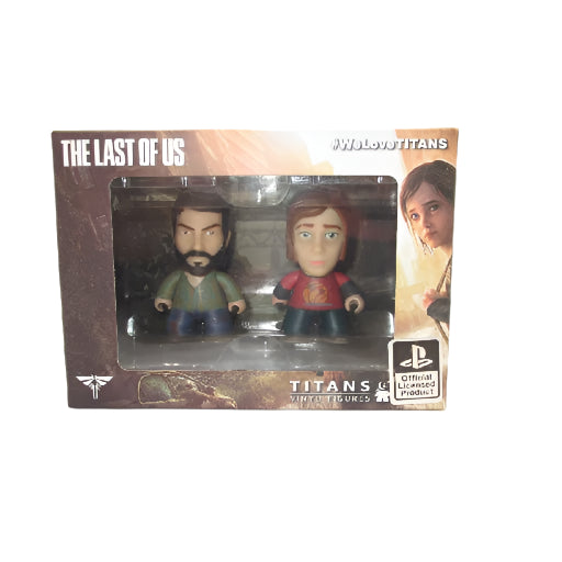 The Last of US Joel & Ellie Titans Vinyl Figure Preowed