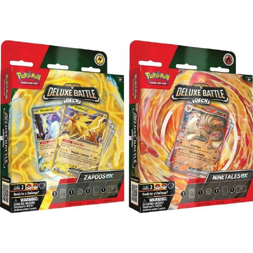 Pokémon TCG: Deluxe Battle Deck - Ninetales or Zapdos (Design May Vary)