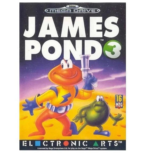 Sega Mega Drive - James Pond 3 Without Manual Boxed Preowned