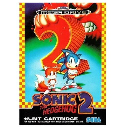 Sega Mega Drive - Sonic The Hedgehog 2 With Manual Boxed Preowned