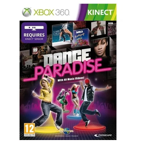 Xbox 360  -Dance Paradise (12) Preowned