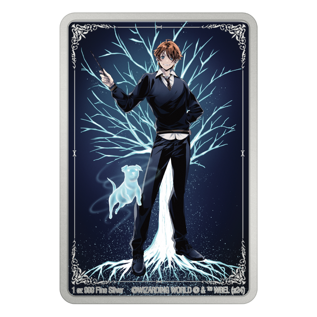 Warner - Patronus: Ron Weasley 1oz Silver Coin