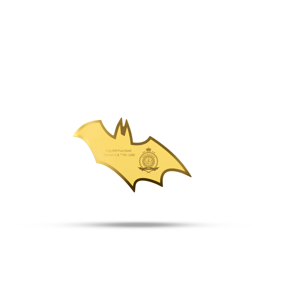 Batman's Emblem 0.1g Gold Coin