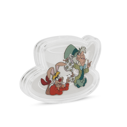 Disney Alice in Wonderland - Mad Hatter's Tea Party 2oz Silver Coin