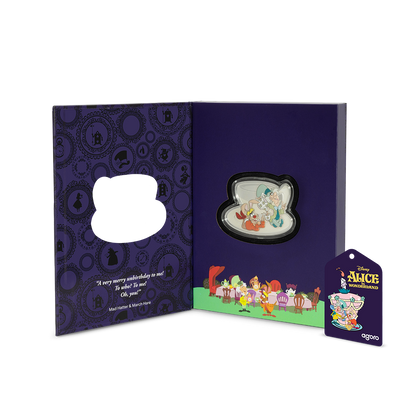 Disney Alice in Wonderland - Mad Hatter's Tea Party 2oz Silver Coin