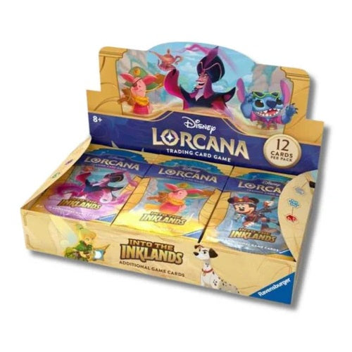 Disney Lorcana Trading Card Game Into The Inklands Booster Pack Design May Vary