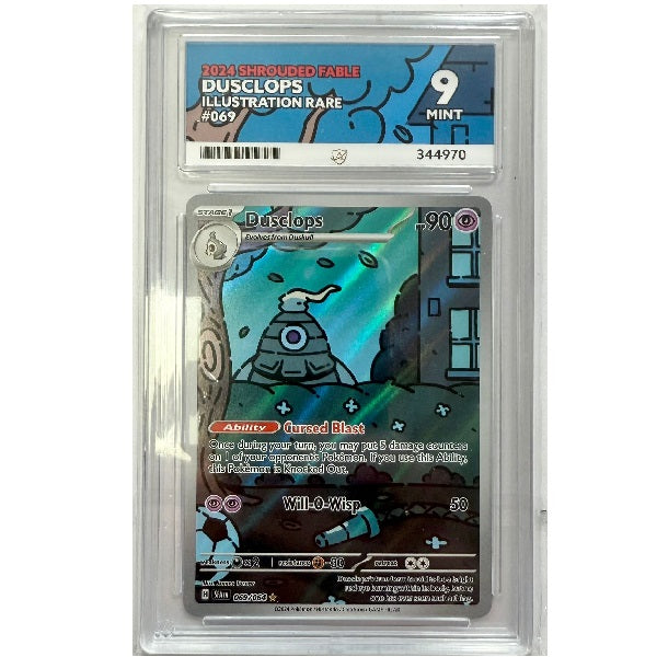 2024 Pokemon Shrouded Fable Dusclops Illustration Rare 069/064 ACE Mint 9 Preowned