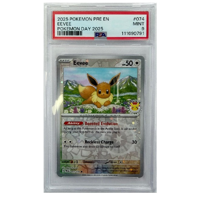 2025 Pokemon Day Eevee 074/131 PSA Mint 9 Preowned