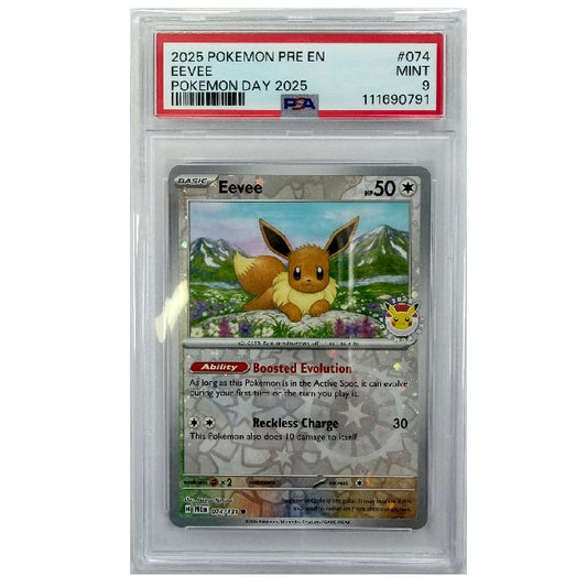 2025 Pokemon Day Eevee 074/131 PSA Mint 9 Preowned