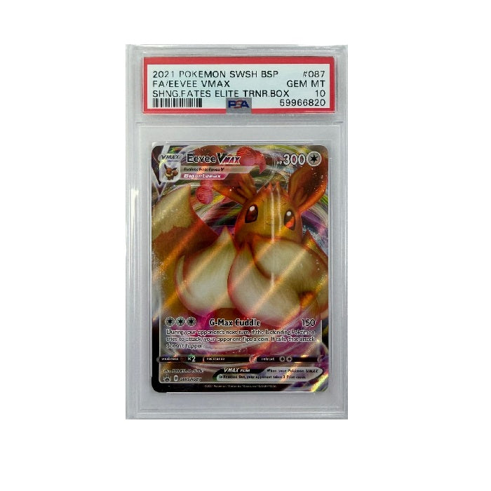 2021 Pokemon Black Star Promo Eevee Vmax SWSH087 PSA Gem Mint 10 Preowned