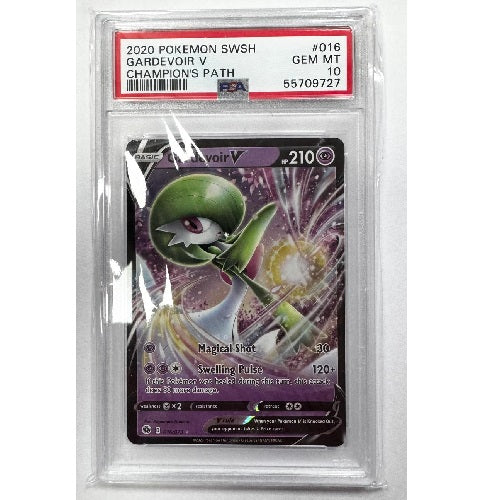 2020 Champion's Path Sword & Shield Gardevoir Holofoil 16/073 PSA 10 (Gem MT) Preowned