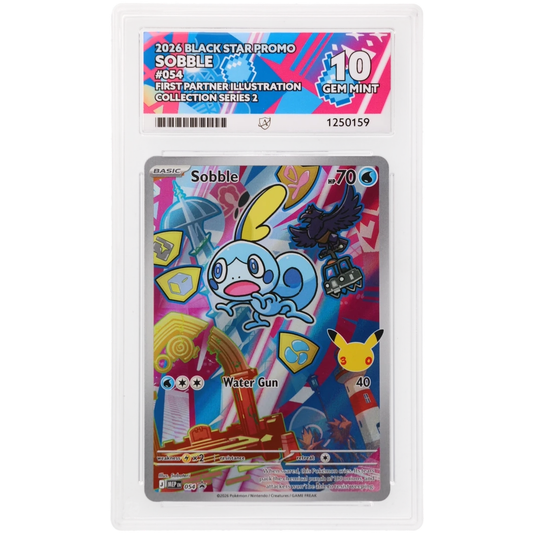 2026 Black Star Promo Scorbunny First Partner Illustration 053 ACE GEM Mint 10 Preowned