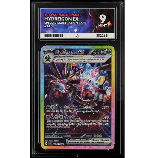 2024 Pokemon Surging Sparks Hydreigon Ex 240/191 Ace Mint 9 Preowned