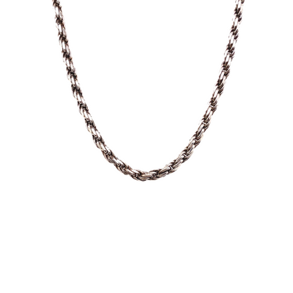 Extra Long Silver Rope Chain