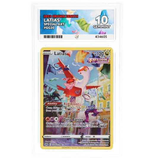 2023 Pokemon Crown Zenith Latias Special Art GG20/GG70 ACE Gem Mint 10 Preowned