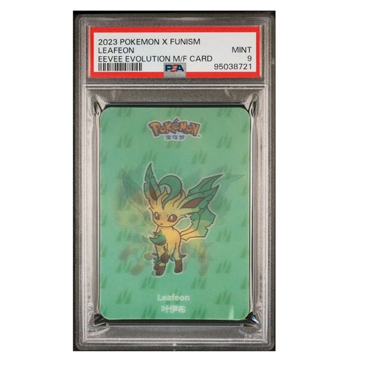 2023 Pokemon X Funism Leafeon Evolution M/F PSA 9 Mint Preowned