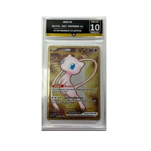 2023 Pokemon 151 Ultra Premium Collection Mew Ex Metal Card 205/165 Get Graded Pristine 10 Preowned