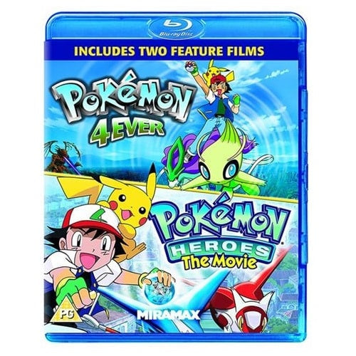 Blu-Ray - Pokemon Forever & Pokemon Heroes (PG) Preowned