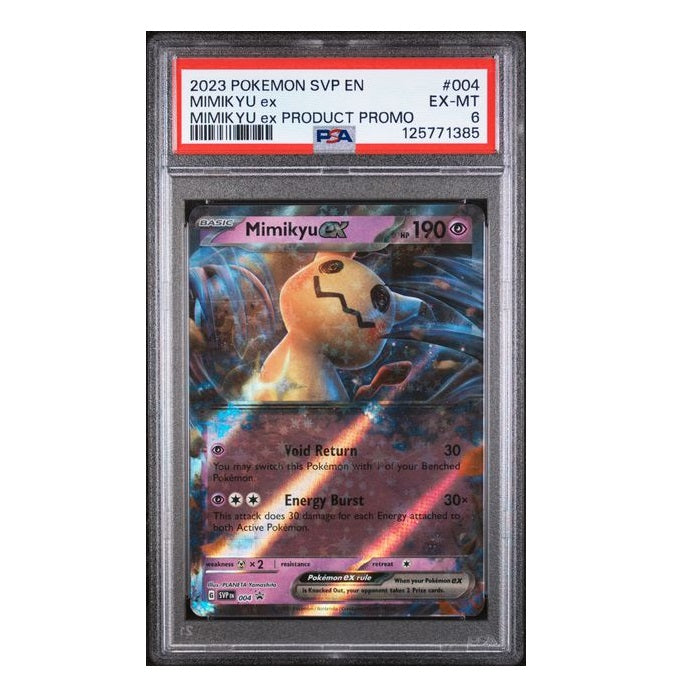2023 Pokemon Black Star Promo Mimikyu 004 PSA EX-MT 6 Preowned