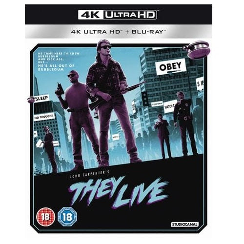 4K Blu-Ray - They Live (18) Preowned