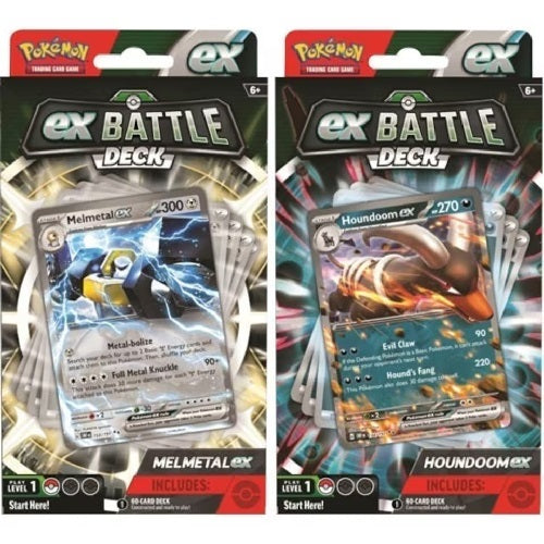 Pokémon TCG: Melmetal or Houndoom ex Battle Deck (Design May Vary)