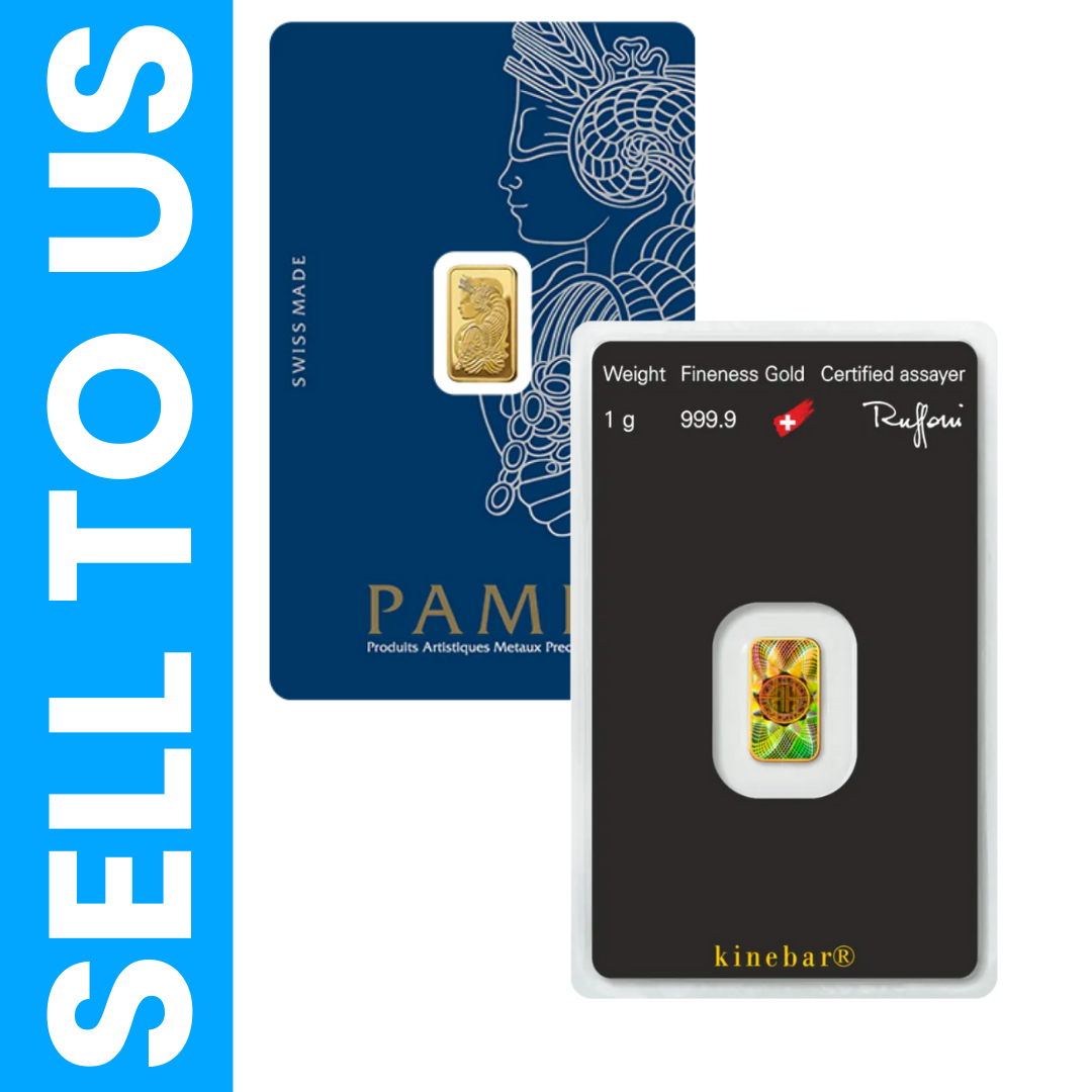 1g Gold Bar