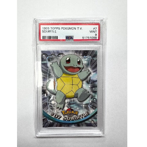 1999 Topps Pokemon TV Squirtle 07 PSA 9 (Mint) Preowned