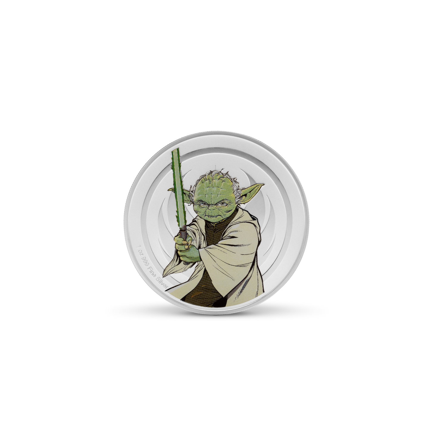 Star Wars Medallion - 5. Yoda & Palpatine 1oz Silver