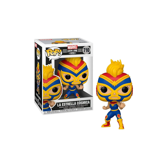 Funko Pop - Marvel Lucha Libre [710] La Estrella Cosmica Preowned