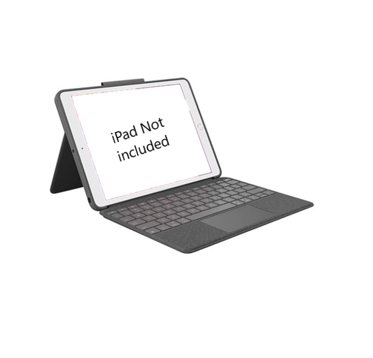 Logitech Combo Touch Smart Case iPad 7th,8th & 9th 10.1'' Grade B (iPad Not Included) Preowned