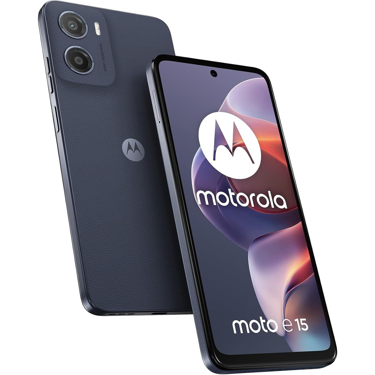 Motorola Moto E15 64GB Dual Sim Unlocked Denim Blue Grade A Preowned