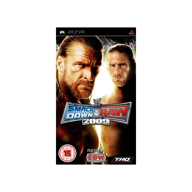 PSP - WWE: Smackdown Vs Raw 2009 (15) Preowned