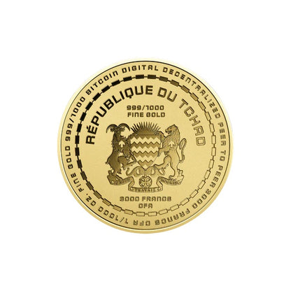 Bitcoin - Gold Gift - In Gift Box