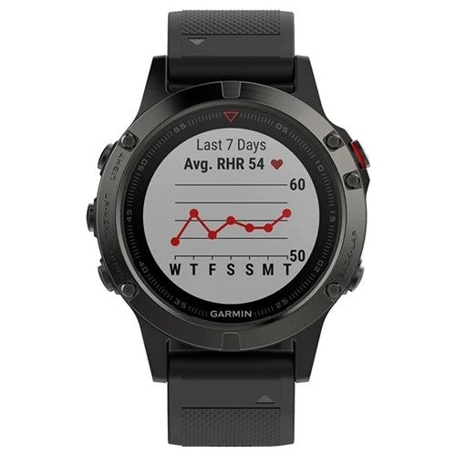 Garmin Fenix 5 47mm Slate/Black Smart Watch Grade B Preowned