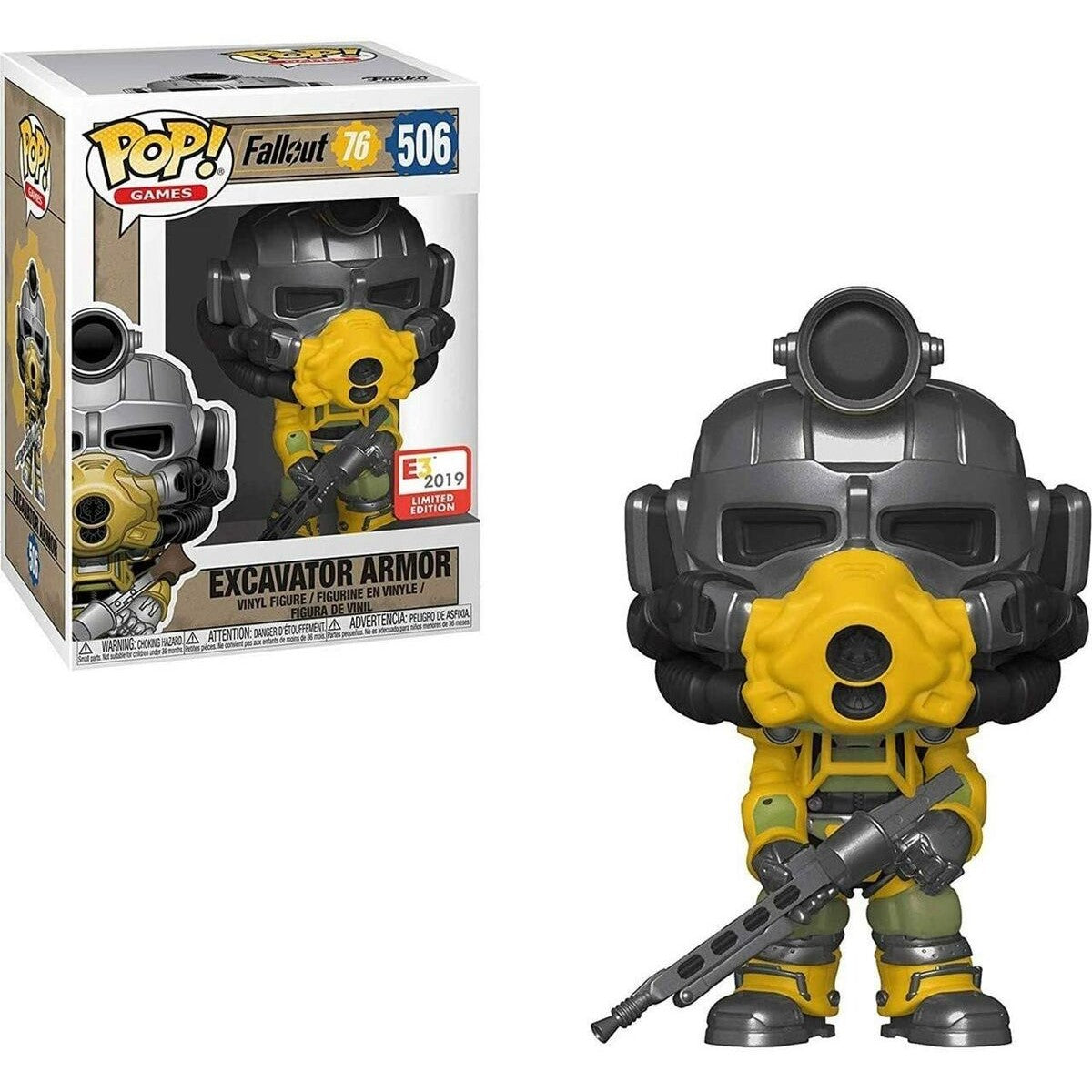 Funko Pop! - Fallout 76 [506] Excavator Armor (3) Preowned