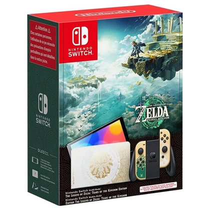Nintendo Switch OLED The Legend Of Zelda Edition: Tears Of The Kingdom Boxed Preowned